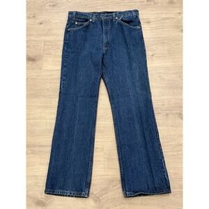 Levi's 517 Men's Jeans 34x30 Blue Bootcut, Vintage Made In USA Orange Tab 90’s